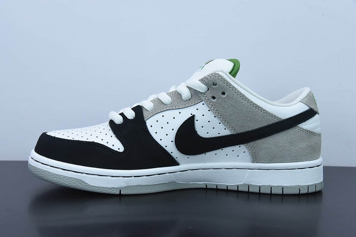 耐克Nike SB Dunk Low Chloroph yll 灰白黑叶绿素低帮休闲板鞋纯原版本 货号：BQ6817-011