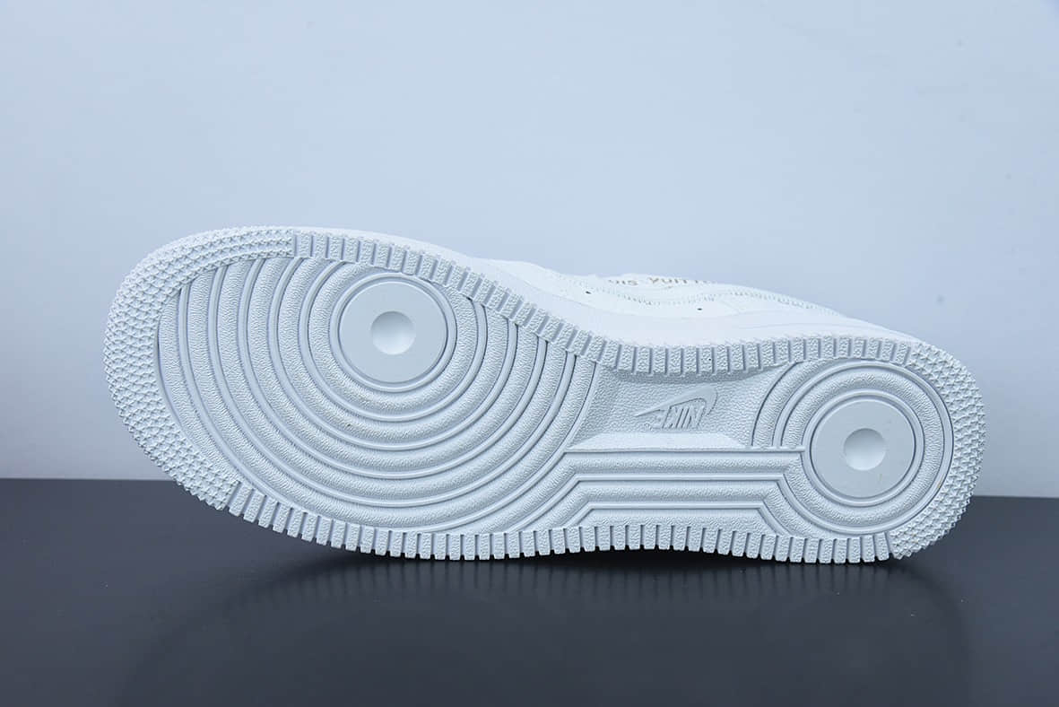 耐克Nike Air Force 1 Low LV联名款纯白印花空军一号低帮百搭休闲运动板鞋纯原版本 货号： LD0212