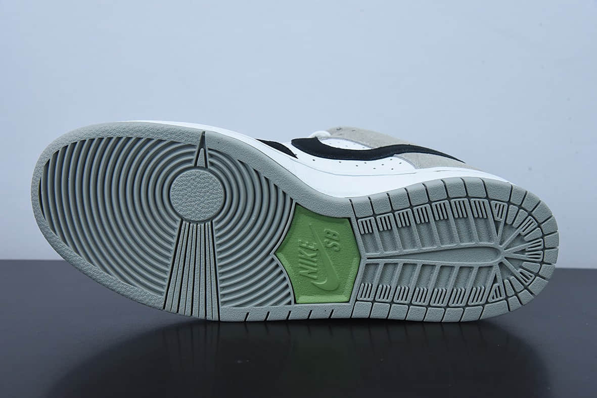 耐克Nike SB Dunk Low Chloroph yll 灰白黑叶绿素低帮休闲板鞋纯原版本 货号：BQ6817-011