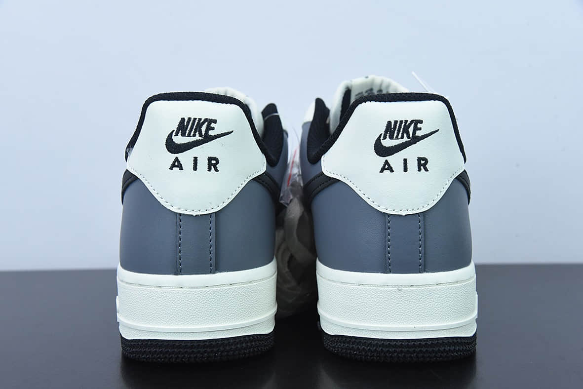 耐克Nike Air Force 1 Low '07 “米白碳灰黑”低帮空军一号休闲板鞋纯原版本 货号：DD3063-608