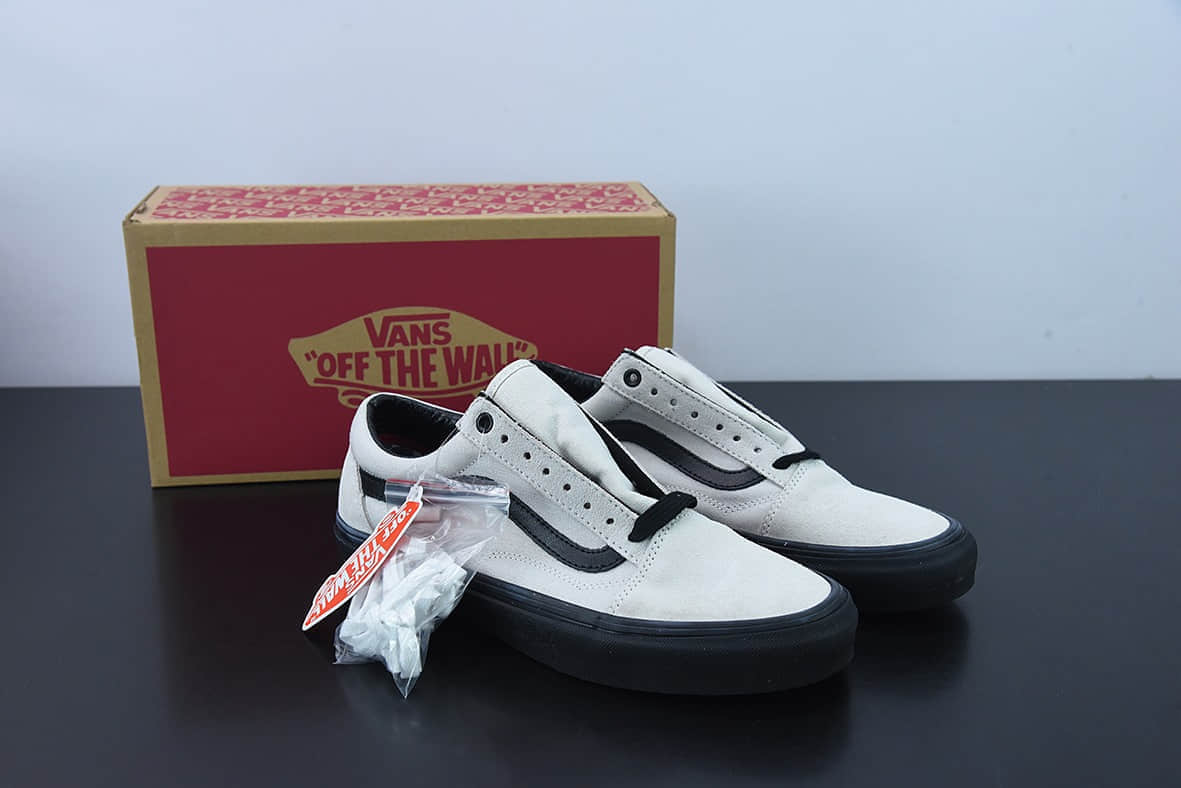 万斯Vans Old Skool 黑灰奥利奥低帮帆布硫化鞋纯原版本 货号：VN0A5FCBKIG