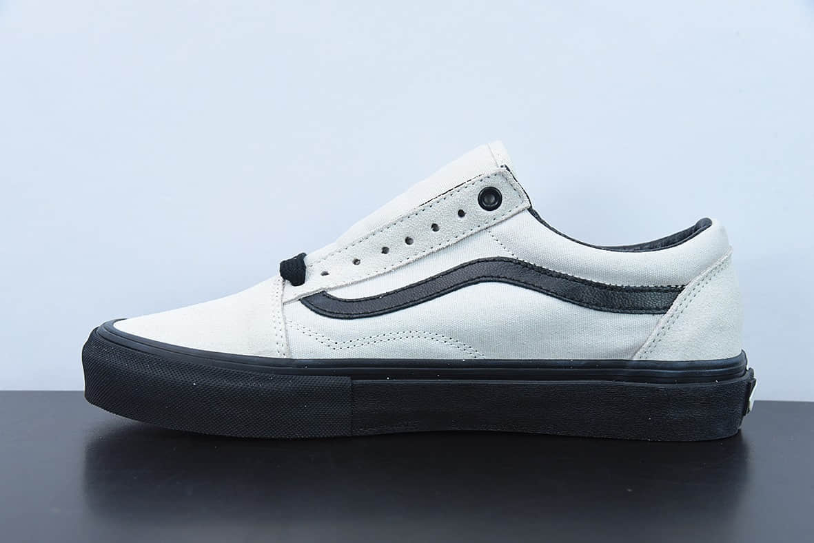 万斯Vans Old Skool 黑灰奥利奥低帮帆布硫化鞋纯原版本 货号：VN0A5FCBKIG