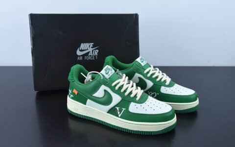 耐克Nike Nike Air Force 1 Low’07 白绿涂鸦二次元复古主题空军一号低帮休闲板鞋纯原版本 货号：DO5220-163