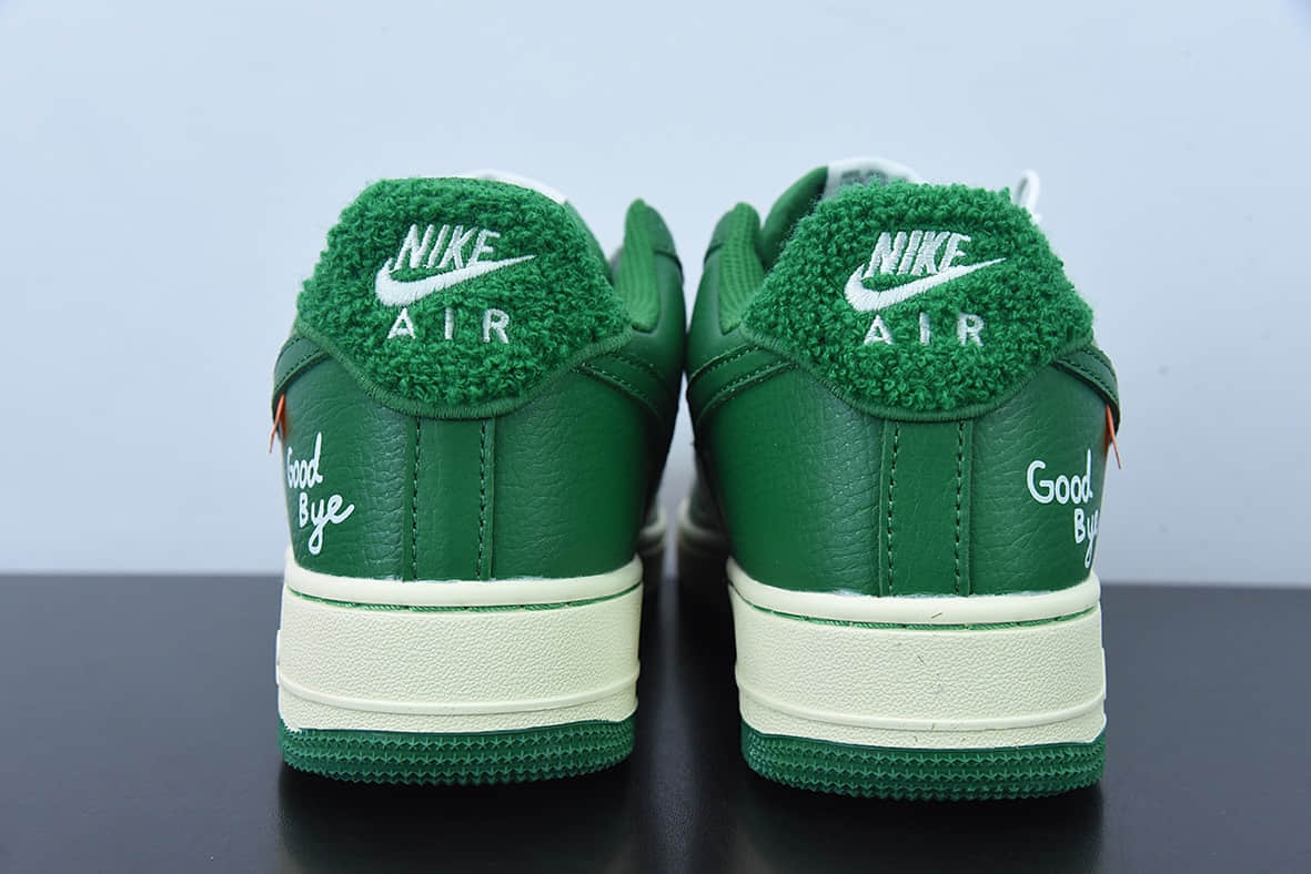 耐克Nike Nike Air Force 1 Low’07 白绿涂鸦二次元复古主题空军一号低帮休闲板鞋纯原版本 货号：DO5220-163