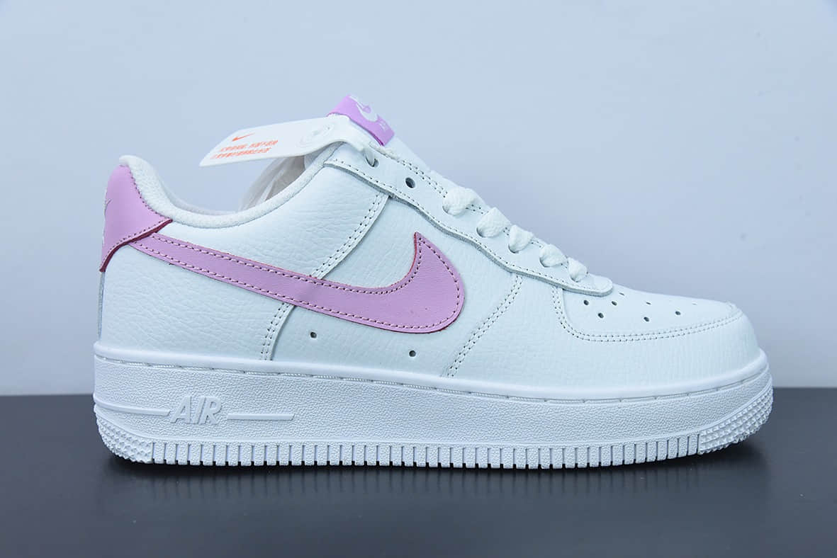 耐克Nike Air Force 1’07 LowWhiteLight Grey浅紫白空军一号经典低帮休闲板鞋纯原版本 货号：DN1430-105