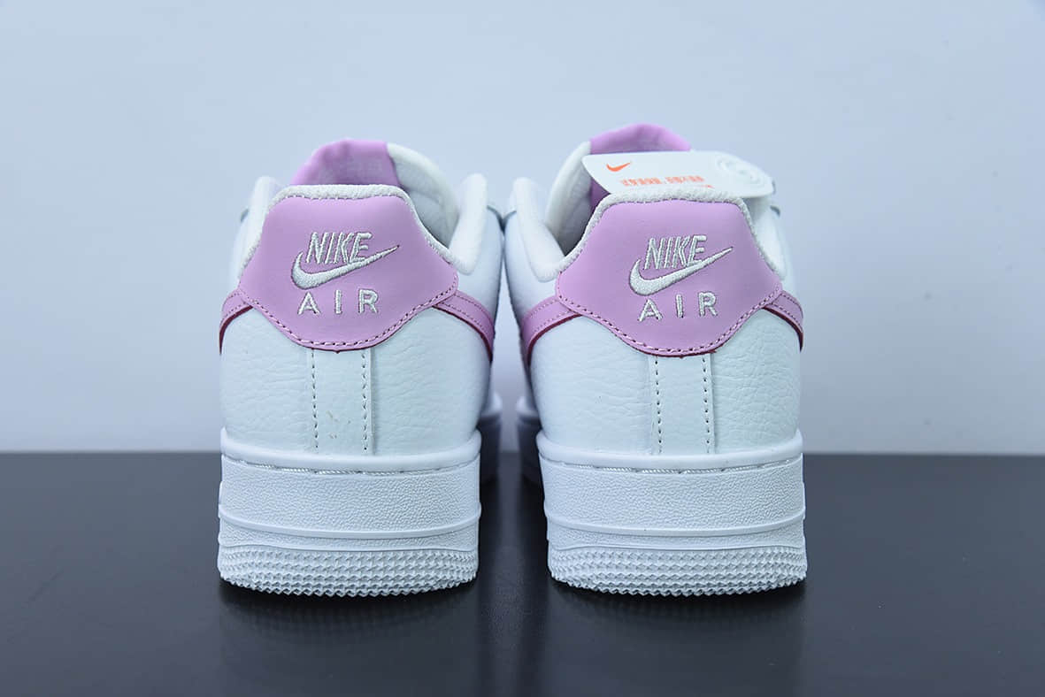 耐克Nike Air Force 1’07 LowWhiteLight Grey浅紫白空军一号经典低帮休闲板鞋纯原版本 货号：DN1430-105