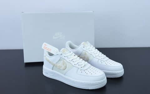 耐克Nike Air Force 1'07 Low 小香风花卉空军一号低帮经典休闲板鞋纯原版本 货号：DO9458-100