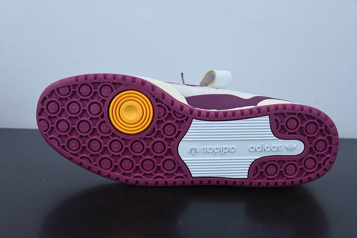 阿迪达斯Adidas originals Forum 84 low 白紫色低帮百搭潮流休闲运动板鞋纯原版本 货号：GV9114