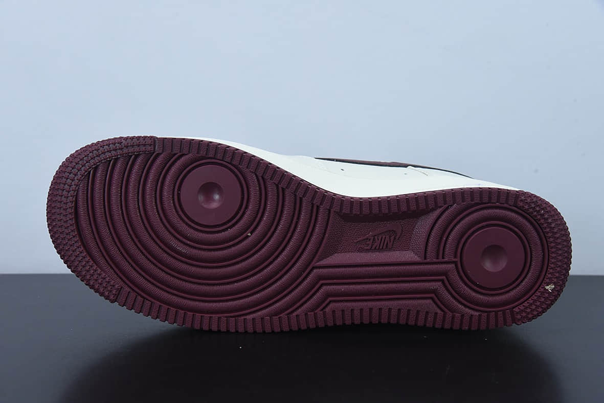 耐克Nike Air Force 1 “米酒红”配色空军一号低帮休闲板鞋纯原版本 货号：GH5622-063