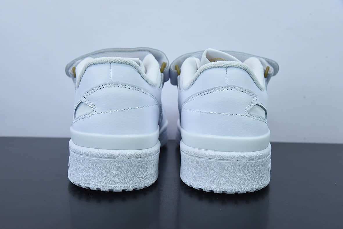 阿迪达斯Adidas originals Forum 84 low白金色低帮百搭潮流休闲运动板鞋纯原版本 货号：GZ6379