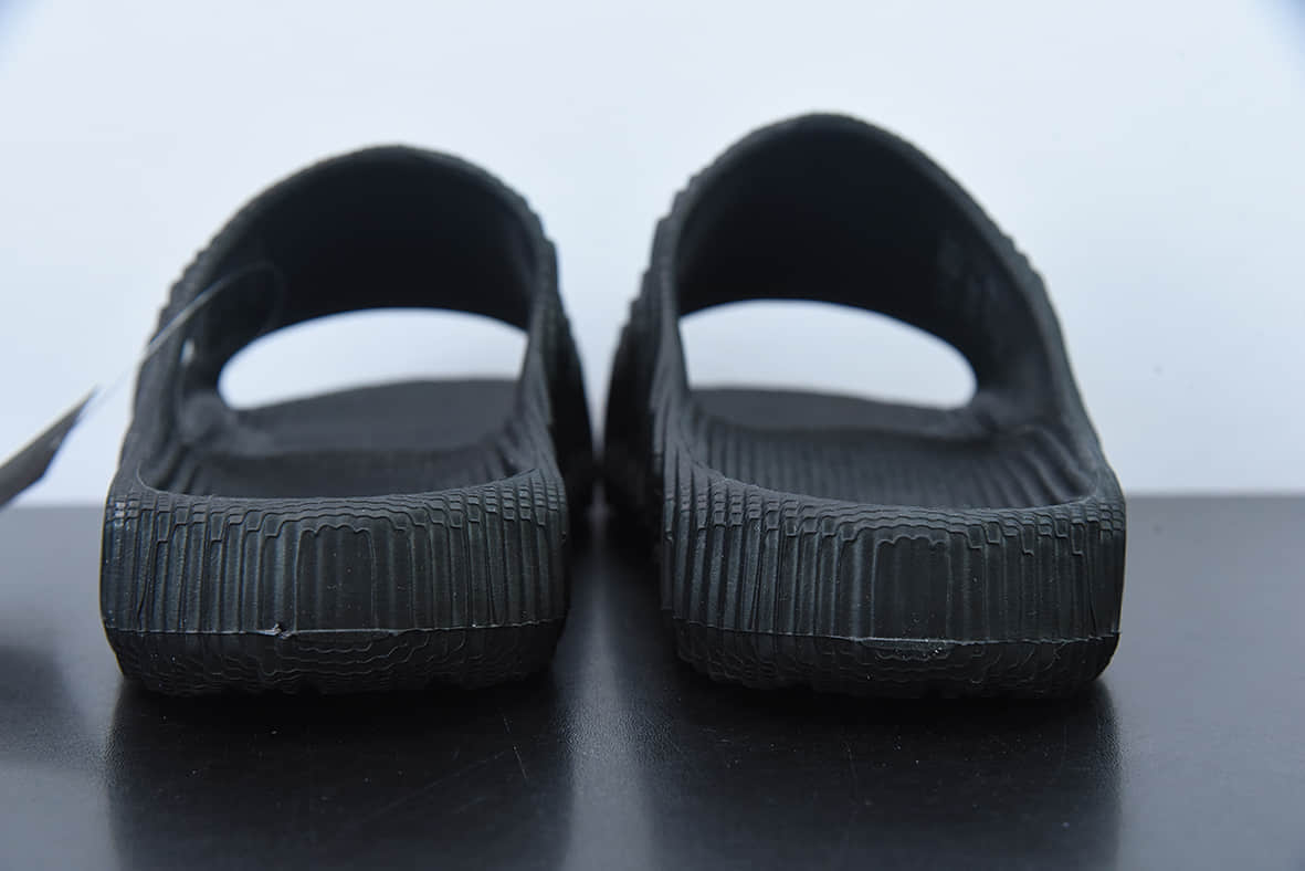 阿迪达斯Adidas originals Adilette 22 款黑色夏季新款3D打印沙滩休闲拖鞋纯原版本 货号：GX6949