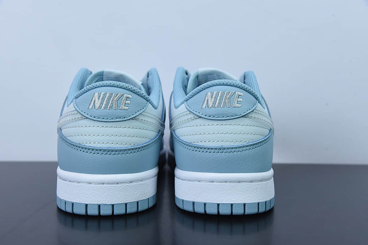 耐克Nike SB Dunk Low Pro 白浅蓝透明钩蓝灰复古低帮休闲运动滑板板鞋纯原版本 货号：DH9765-401