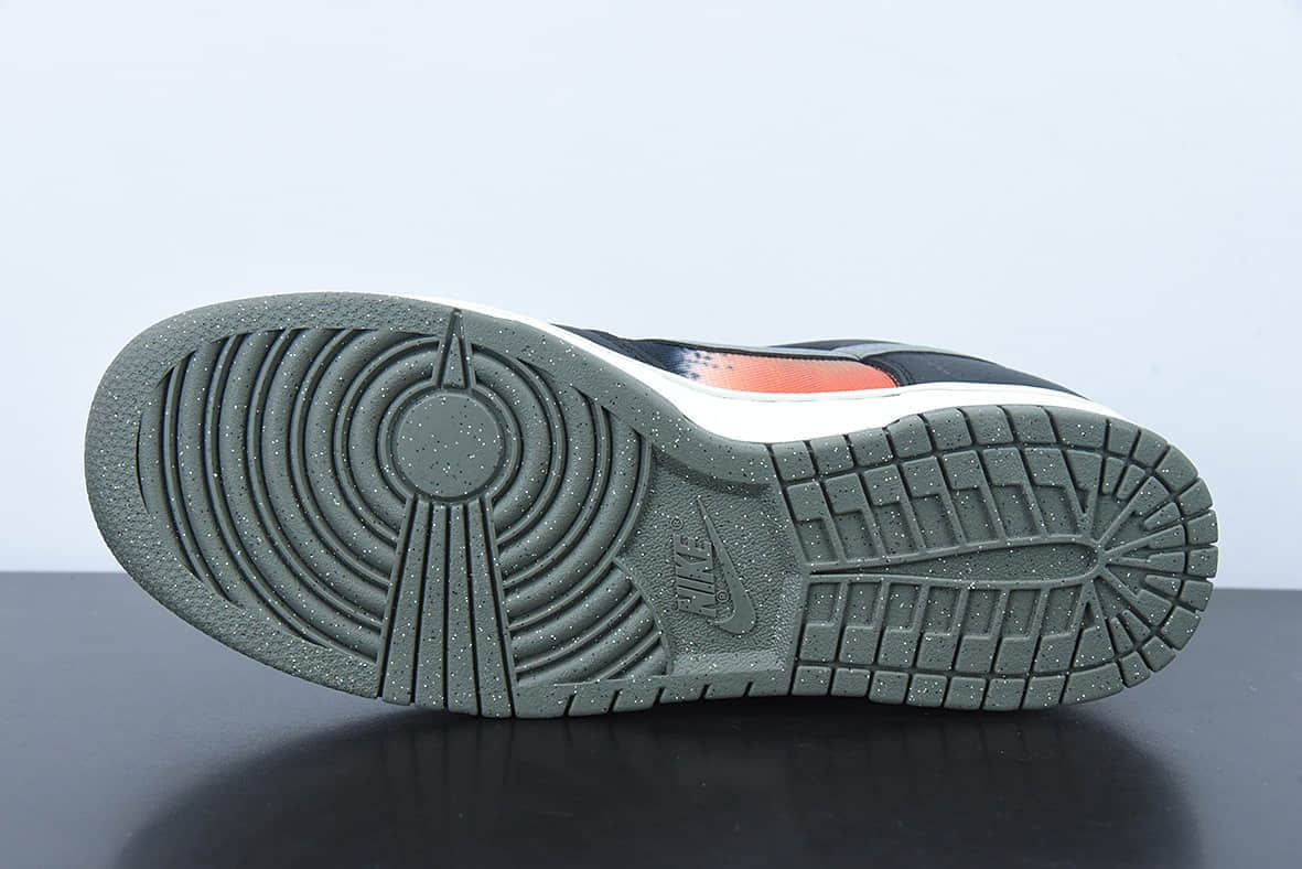耐克Nike SB Dunk Low Retro PRMGraffiti Black黑橙涂鸦扣篮系列低帮休闲运动滑板板鞋纯原版本 货号：DM0108-001
