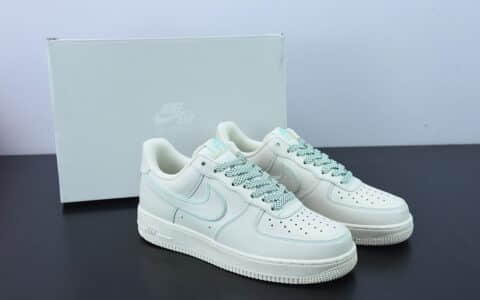 耐克Nike Air Force 1 Low 兔八哥满天星米白薄荷绿车线空军一号经典低帮休闲板鞋纯原版本 货号：315122-707