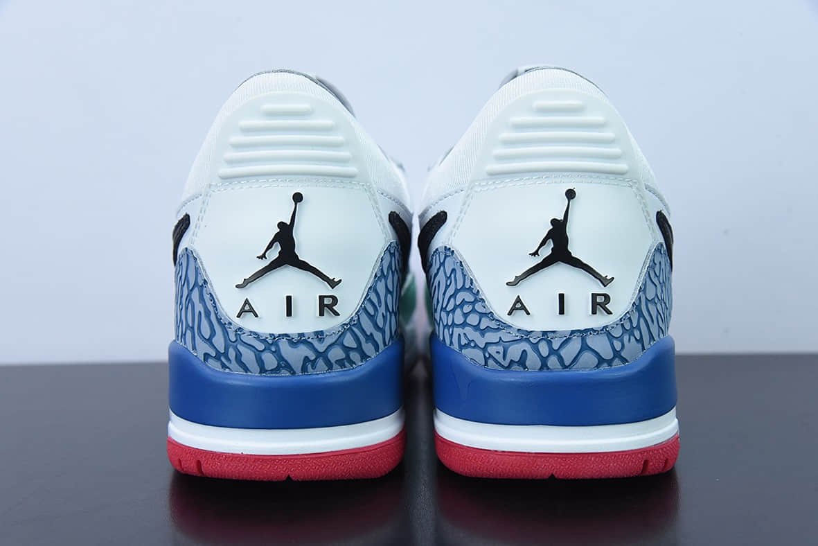 乔丹Air Jordan Legacy AJ312 Low 魔术贴三合一 白紫蓝复活节低帮篮球鞋纯原版本 货号：DV9127-101