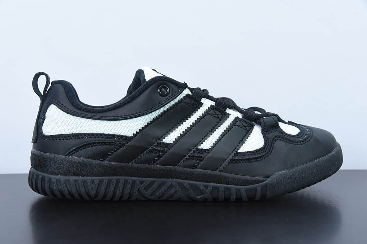 阿迪达斯Adidas FA Dorsey阿迪三叶草黑白板鞋纯原版本 货号：FX3730