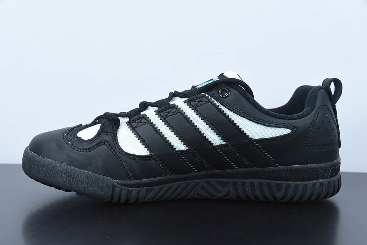 阿迪达斯Adidas FA Dorsey阿迪三叶草黑白板鞋纯原版本 货号：FX3730