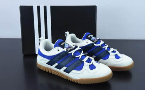 阿迪达斯Adidas FA Dorsey 阿迪三叶草白蓝复古板鞋纯原版本 货号：FX2762
