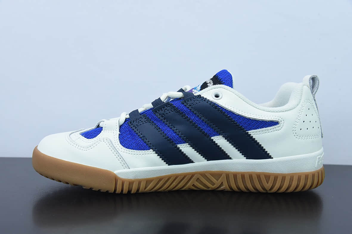 阿迪达斯Adidas FA Dorsey 阿迪三叶草白蓝复古板鞋纯原版本 货号：FX2762