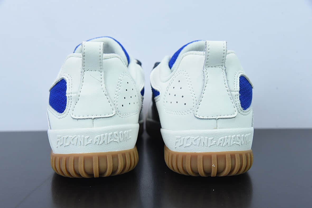 阿迪达斯Adidas FA Dorsey 阿迪三叶草白蓝复古板鞋纯原版本 货号：FX2762