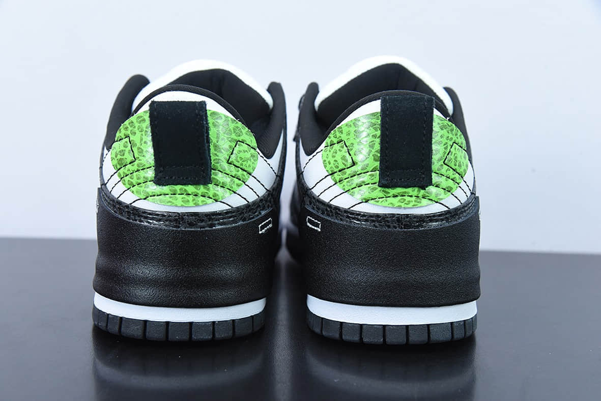 耐克Nike Dunk Low Disrupt 2 黑绿蛇纹SB扣篮系列低帮板鞋纯原版本 货号：DV1490-161