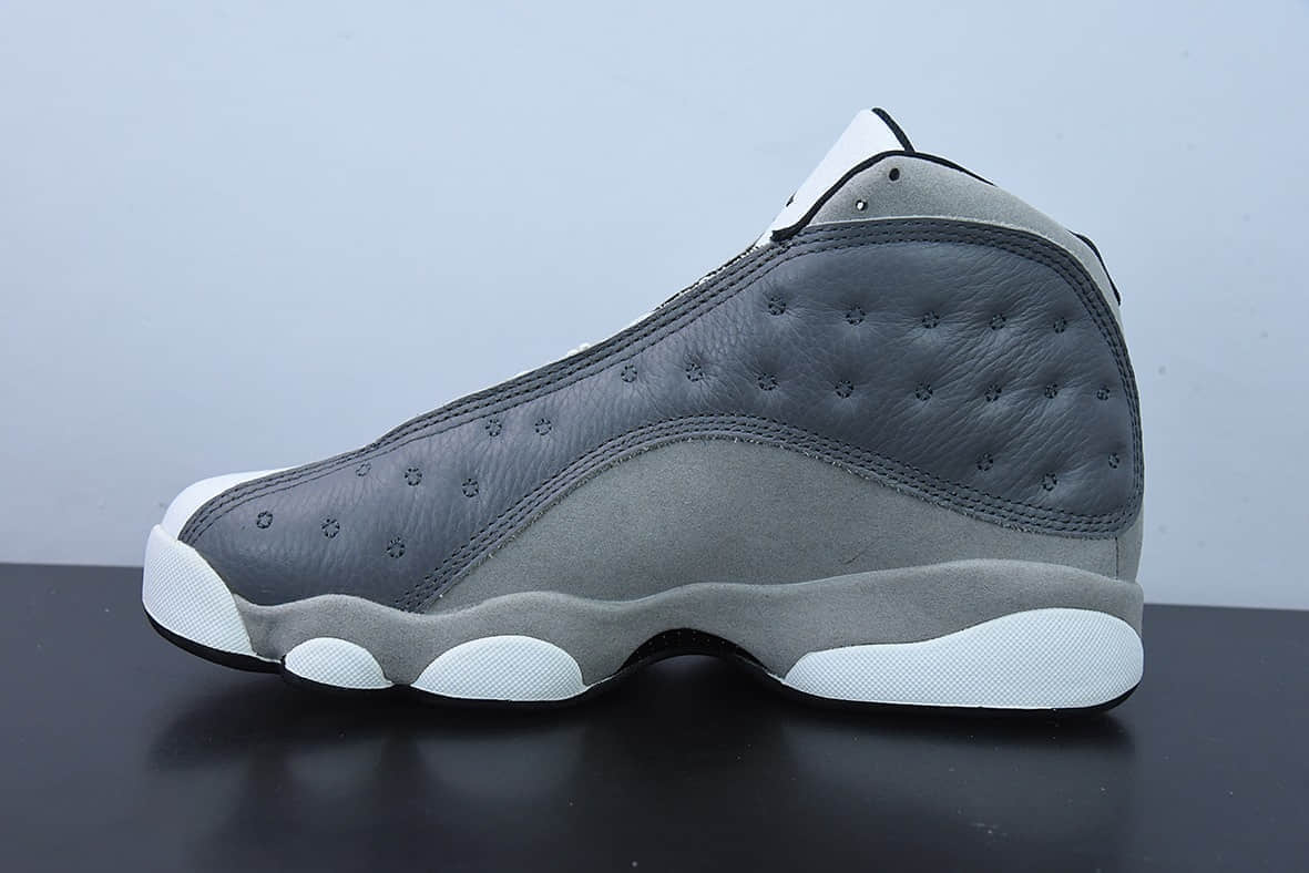 乔丹Air Jordan 13 Retro 雾霾灰渣渣灰高帮篮球鞋纯原版本 货号：414571-016