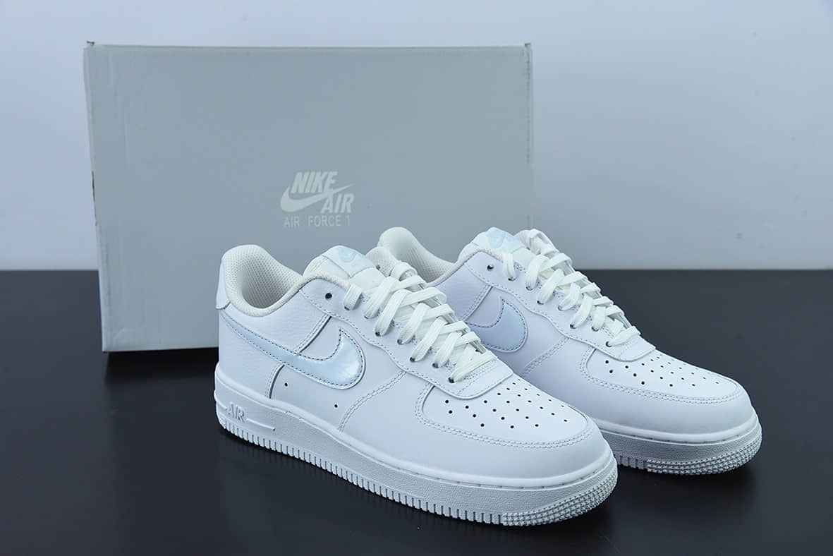 耐克Nike Air Force 1 Nk Low 浅蓝灰空军一号经典低帮休闲板鞋纯原版本 货号：CT3839-106