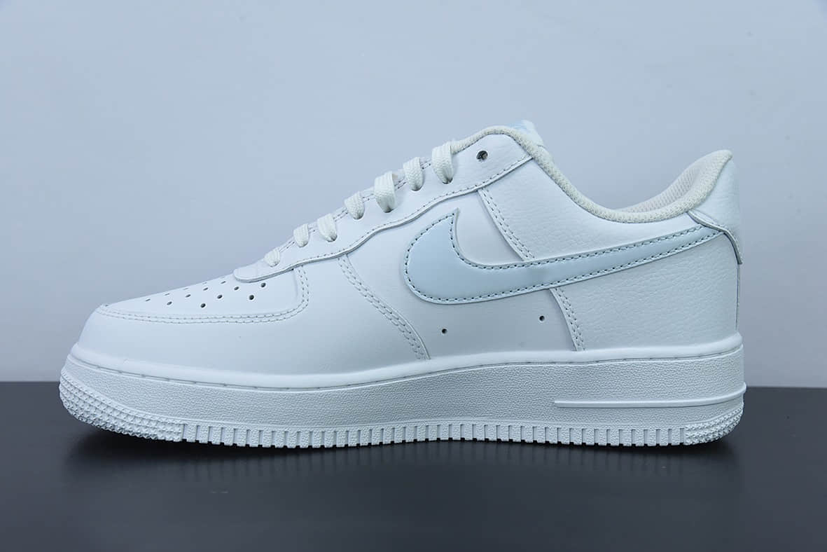 耐克Nike Air Force 1 Nk Low 浅蓝灰空军一号经典低帮休闲板鞋纯原版本 货号：CT3839-106