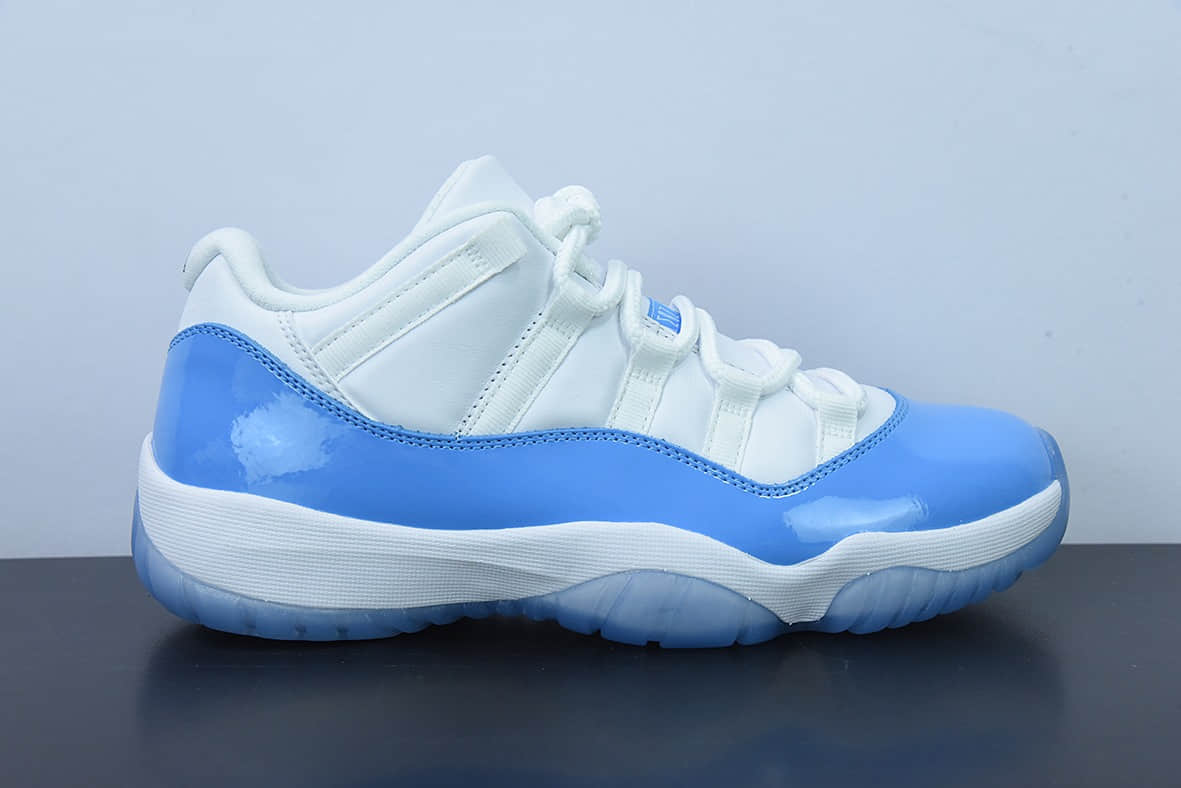 乔丹Air Jordan 11 Low “UNC”AJ11北卡蓝低帮篮球鞋纯原版本 货号：528895-106