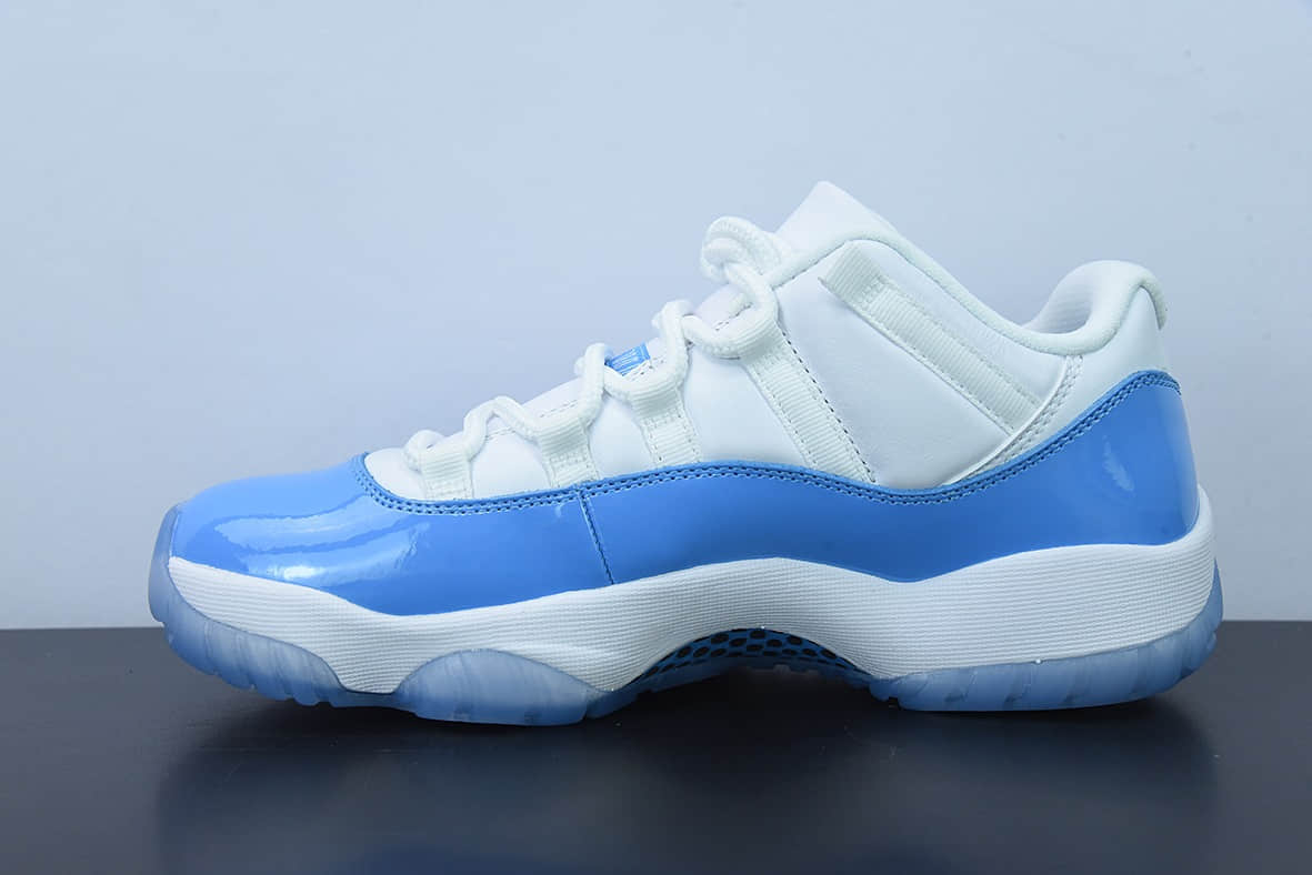 乔丹Air Jordan 11 Low “UNC”AJ11北卡蓝低帮篮球鞋纯原版本 货号：528895-106