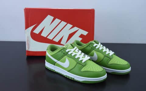 耐克Nike SB Dunk Low Green White 柠檬绿白SB扣篮系列低帮休闲运动滑板板鞋纯原版本 货号：DJ6188-300