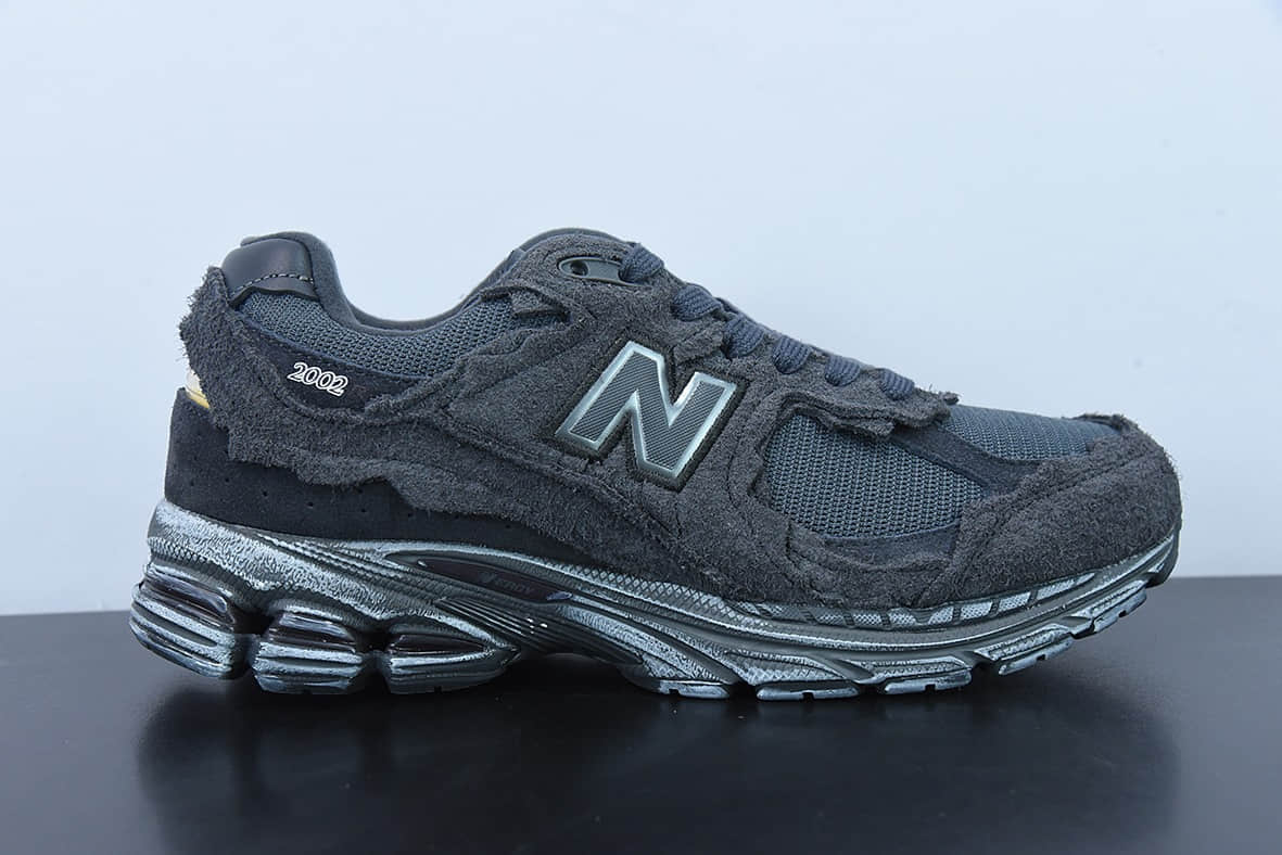 新百伦New Balance 2002RProtection Pack系列碳黑金做旧复古老爹风休闲运动慢跑鞋纯原版本 货号：M2002RDB