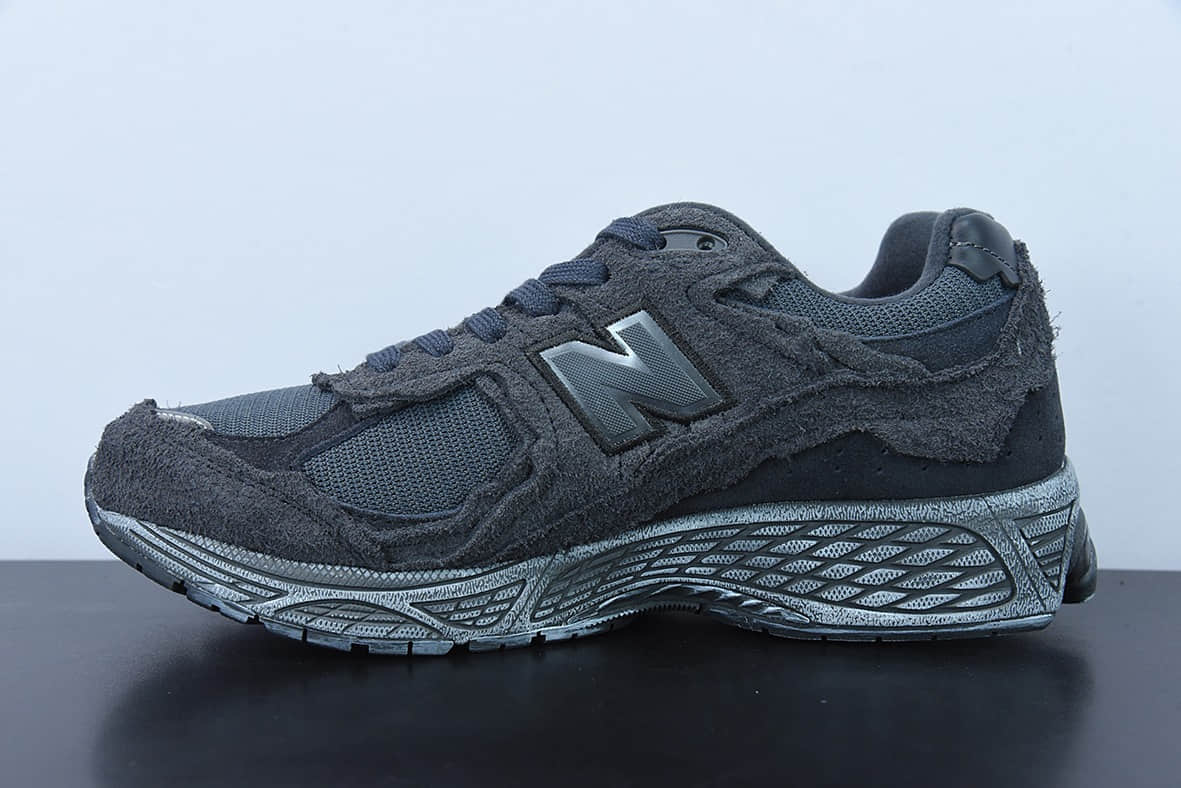 新百伦New Balance 2002RProtection Pack系列碳黑金做旧复古老爹风休闲运动慢跑鞋纯原版本 货号：M2002RDB