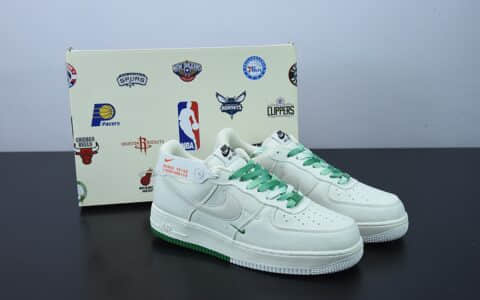 耐克Nike Air Force 1’07 Low QSSailGreen 白绿波士顿空军一号经典休闲板鞋纯原版本 货号：NA2022-002