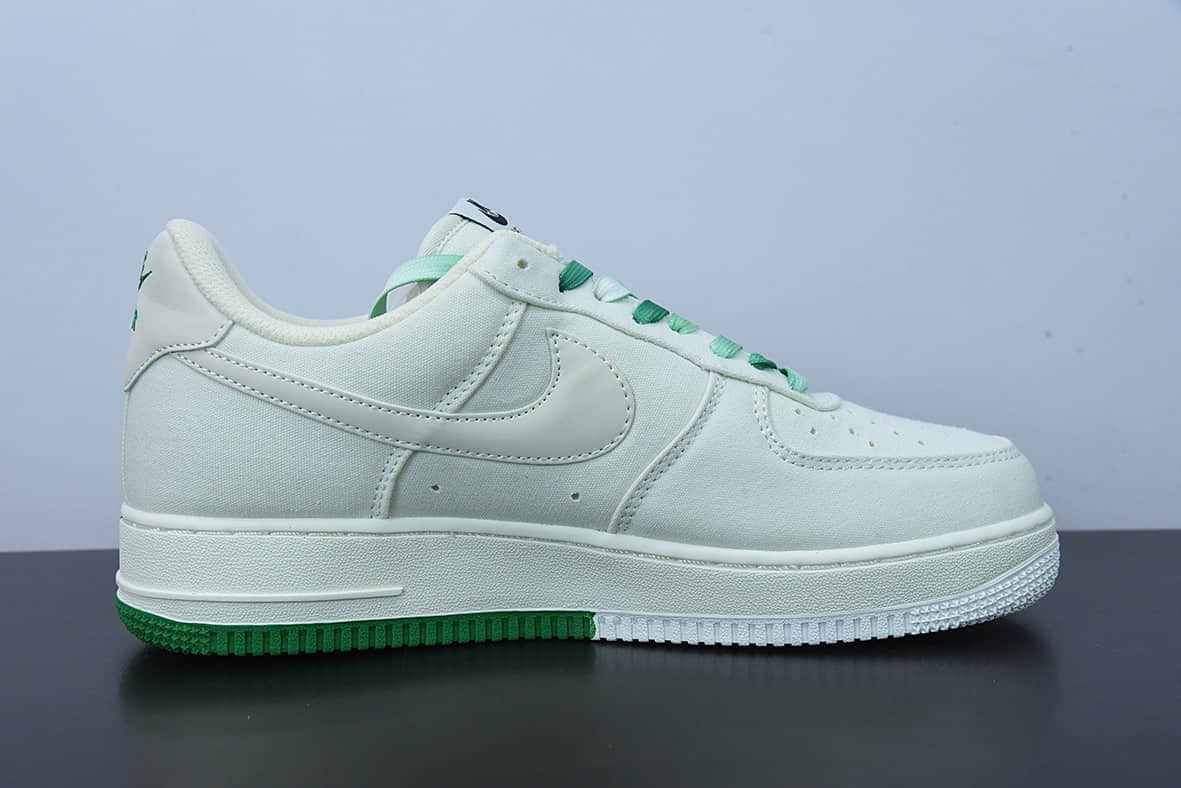 耐克Nike Air Force 1’07 Low QSSailGreen 白绿波士顿空军一号经典休闲板鞋纯原版本 货号：NA2022 002