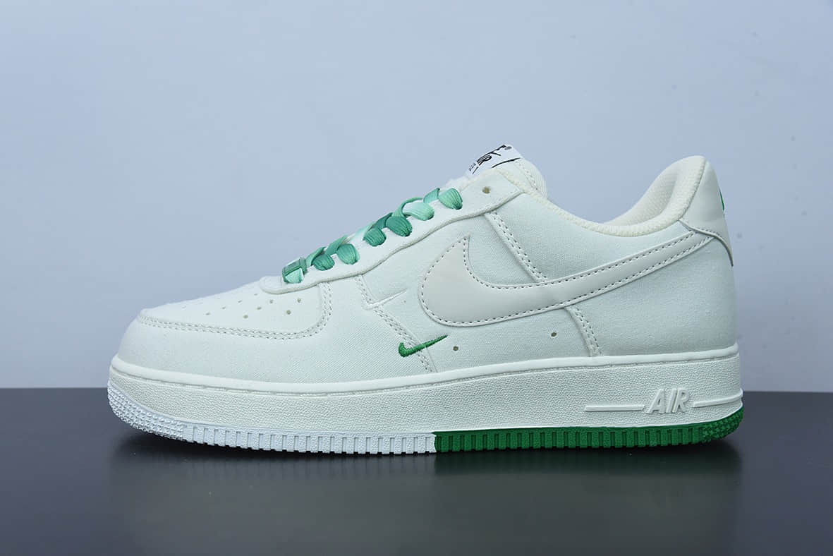 耐克Nike Air Force 1’07 Low QSSailGreen 白绿波士顿空军一号经典休闲板鞋纯原版本 货号：NA2022 002