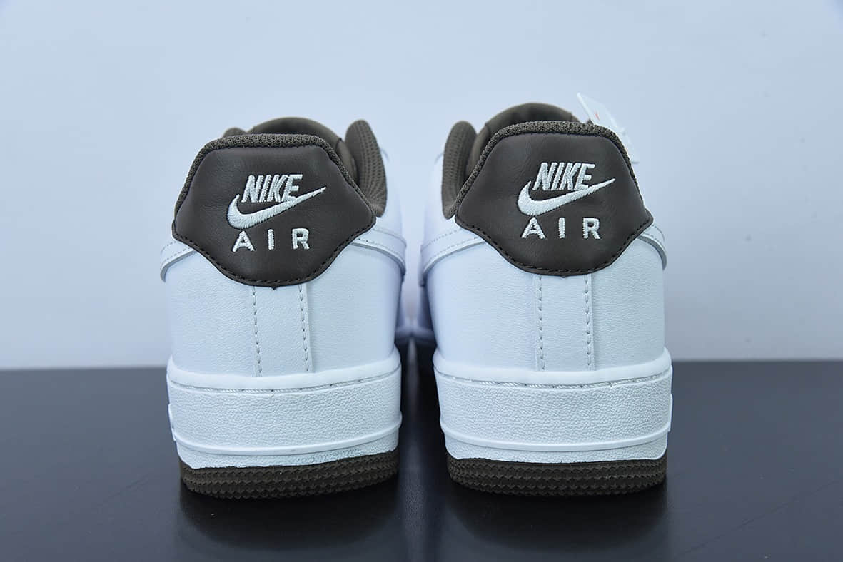 耐克Nike Air Force 1 Low 白褐色空军一号低帮休闲板鞋纯原版本 货号：DO5220-162