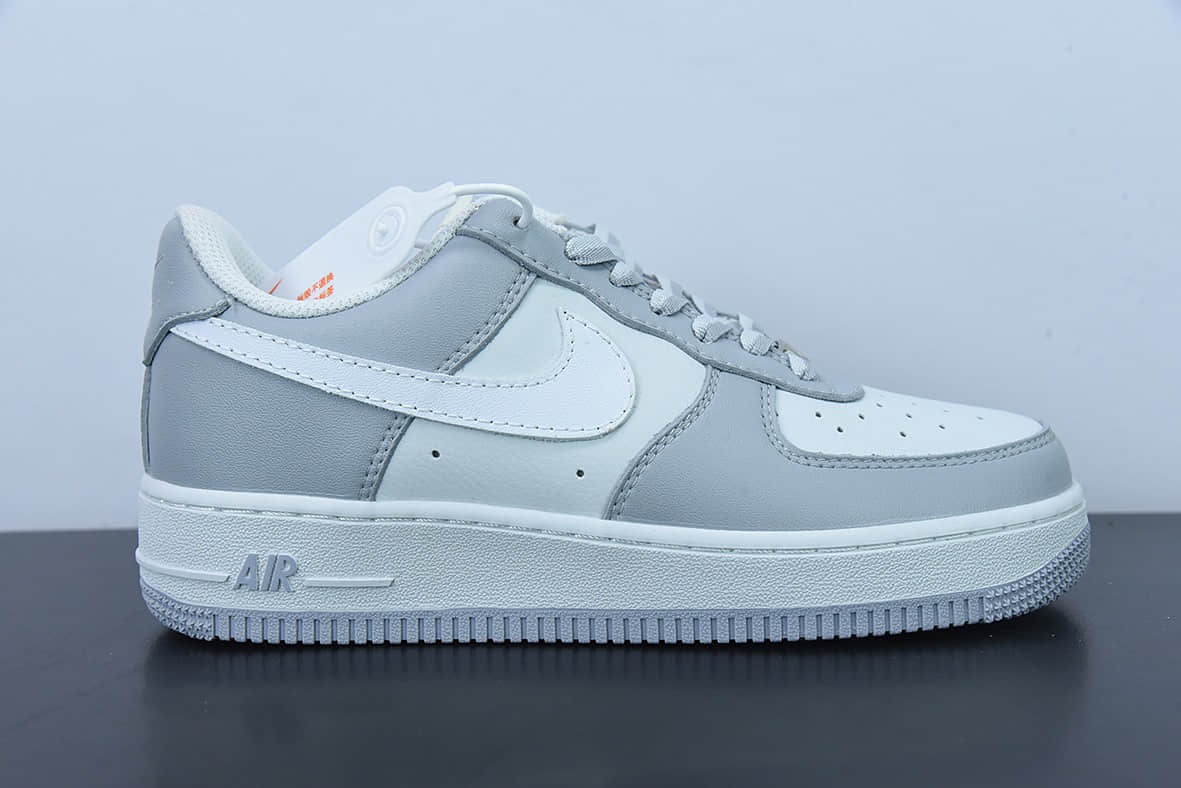 耐克Nike Air Force 1'07 Low 雾霾灰空军一号低帮休闲板鞋纯原版本 货号：CW1888-606