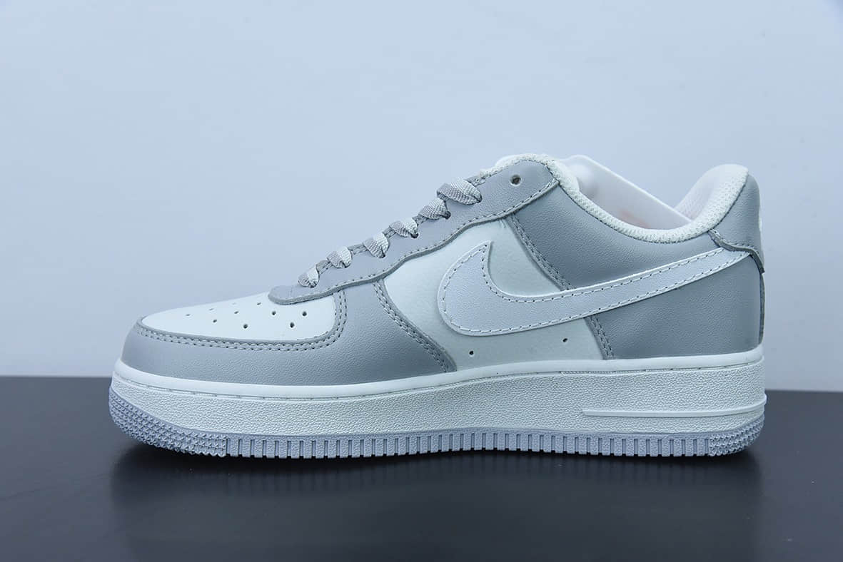 耐克Nike Air Force 1'07 Low 雾霾灰空军一号低帮休闲板鞋纯原版本 货号：CW1888-606