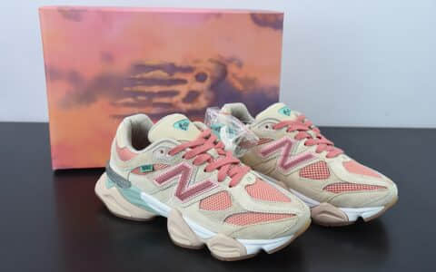 新百伦New Balance Joe Freshgoods x New Balance NB9060 联名款卡其粉色复古休闲运动慢跑鞋纯原版本 货号：U9060JF1