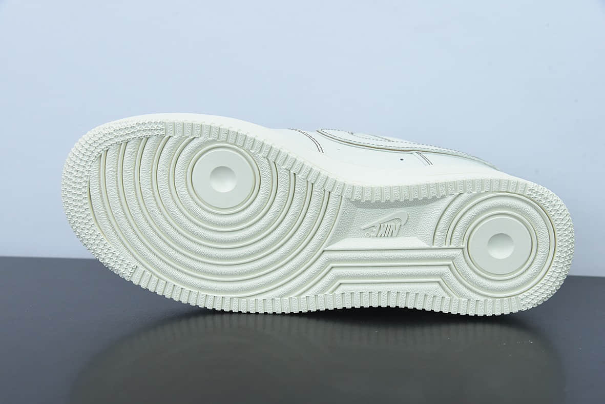 耐克Nike Air Force 1 Low 米棕线3M满天星空军一号低帮休闲板鞋纯原版本 货号：315122-808