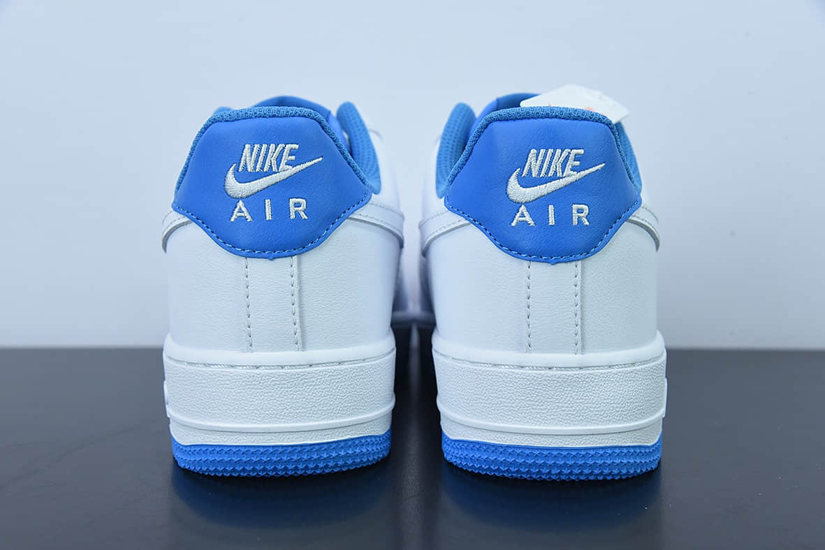 耐克Nike Air Force 1’07 LV8 WhiteUNC白北卡蓝空军一号经典低帮休闲板鞋纯原版本 货号：DR9867-101