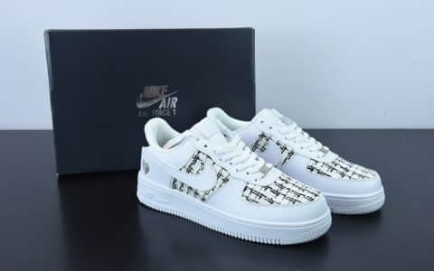 耐克Nike Air Force 1 Low小香风空军一号低帮休闲板鞋纯原版本 货号：DD8959-100