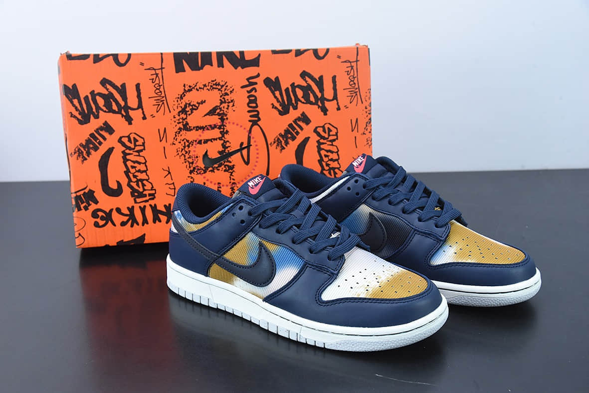 耐克Nike Dunk LowGraffiti 街头涂鸦SB低帮运动休闲板鞋纯原版本 货号：DM0108-400