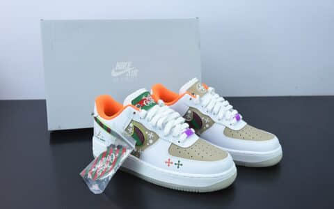 耐克Nike Air Force 1’07 LowHave a Good Game定制电竞主题圣诞节夜光空军一号低帮运动休闲板鞋纯原版本 货号：DO2333-101