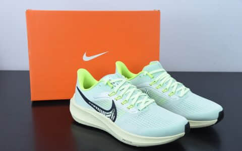 耐克Nike Zoom Pegasus 39 超级飞马涡轮增压马拉松登月39代黑绿休闲运动慢跑鞋纯原版本 货号：DH4071-301