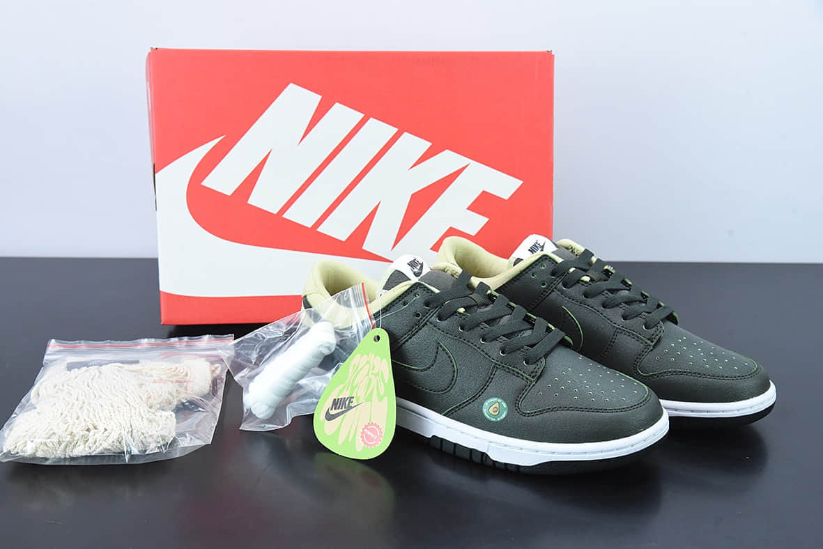 耐克Nike Dunk Low  Avocado 牛油果低帮运动休闲板鞋纯原版本 货号：DM7606-300