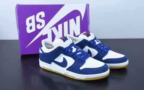 耐克Nike SB Dunk Low 白蓝洛杉矶道奇SB扣碎篮板时尚休闲板鞋纯原版本 货号：DO9395-400