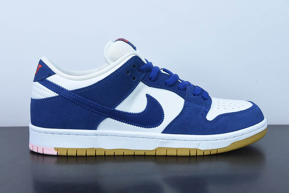 耐克Nike SB Dunk Low 白蓝洛杉矶道奇SB扣碎篮板时尚休闲板鞋纯原版本 货号：DO9395-400