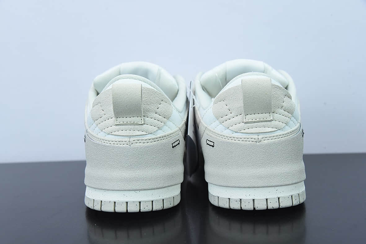 耐克Nike Wmns Dunk Low Disrupt 2Pale Ivory轻量扣篮破坏二代系列解构骨白黑双钩低帮休闲板鞋纯原版本 货号：DH4402-101